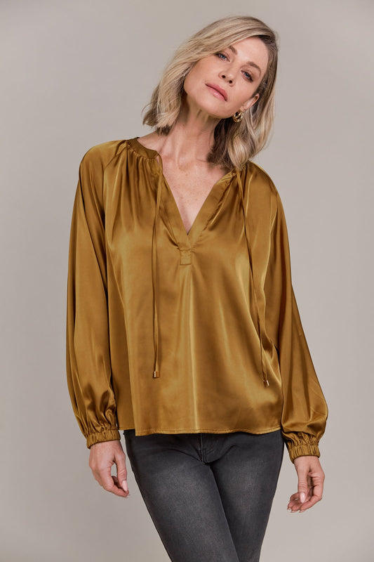 Ivy Blouse (Tobacco)
