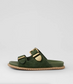 Ziera Iyami Arch Support Slide Olive Suede | Women's Footwear | Gretel Lane