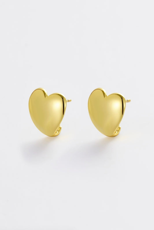 Zafino Jean Heart Stud Earring Gold | Women's Earrings | Gretel Lane