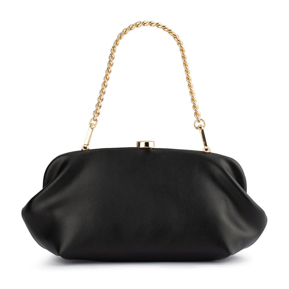 Josefina Framed Clutch (Black)