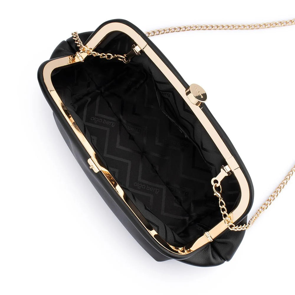 Josefina Framed Clutch (Black)