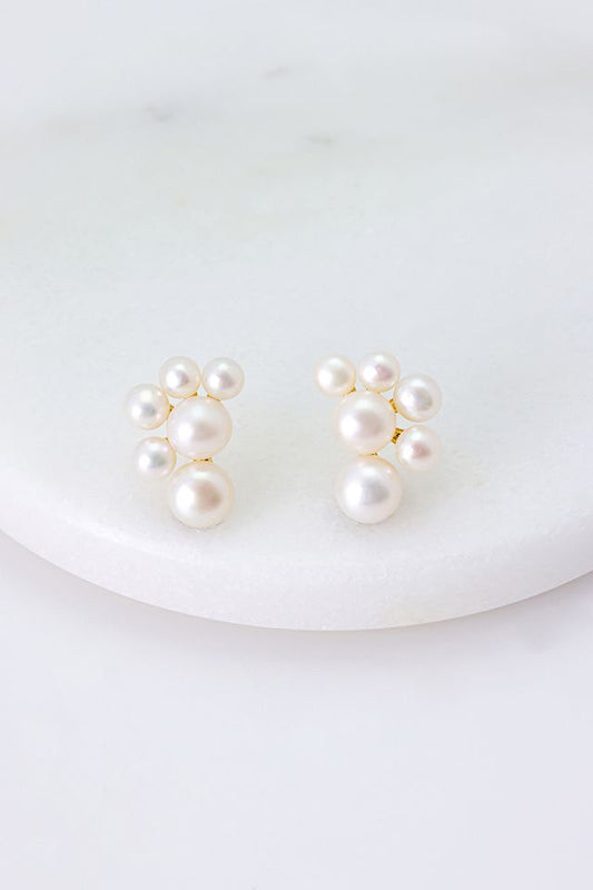Josephine Earring (Pearl/Gold)