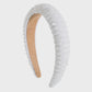 Julia Multi Beaded Headband (White)