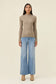 Isle of Mine Women's Juno Taupe Rib Knit Long Sleeve Top | Gretel Lane