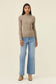 Isle of Mine Women's Juno Taupe Rib Knit Long Sleeve Top | Gretel Lane