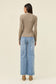 Isle of Mine Women's Juno Taupe Rib Knit Long Sleeve Top | Gretel Lane