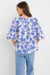 Justify SS Blouson Sleeve Top (Blue Lotus)