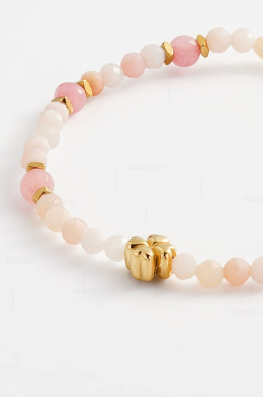 Zafino Karly Beaded Stretch Bracelet Pastel Pink | Women's Jewellery | Gretel Lane