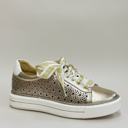 Keelie (Gold Tumbled-White)