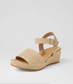 Ziera Keeve Raffia Wide Fit Wedge Sandal Natural | Women's Footwear | Gretel Lane