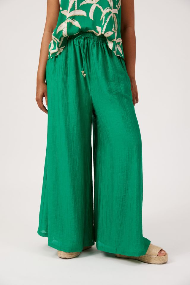 HAVEN Kenya Full Length Palazzo Pant Green | Women's Clothing | Gretel Lane