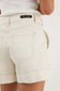 Kindly Pocket Front Denim Short (Ecru)