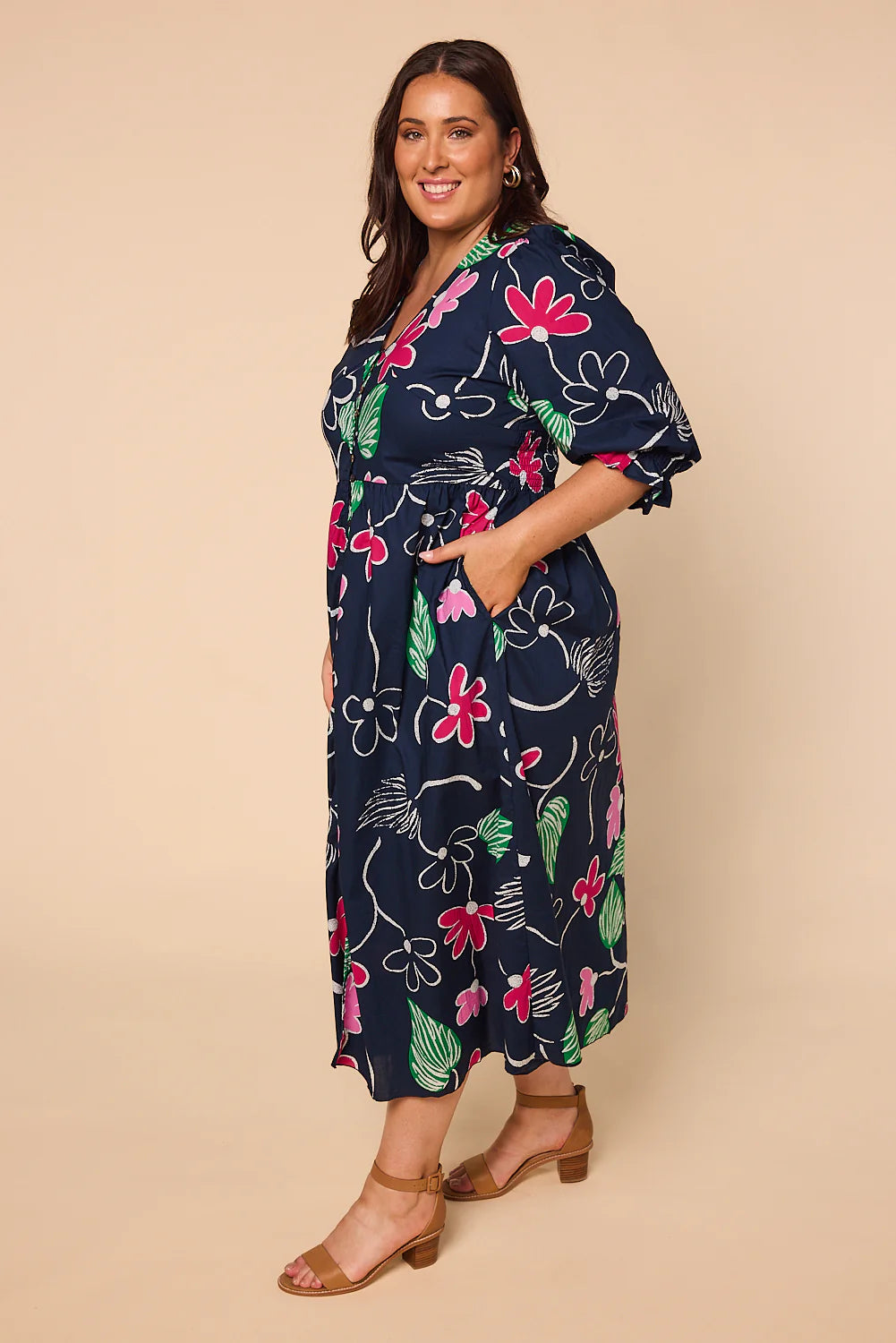 Kinsley Midi Dress (It's Amore)