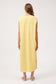 HAVEN Kos Cotton Stripe T-Shirt Midi Dress Yellow | Women's Clothing | Gretel Lane