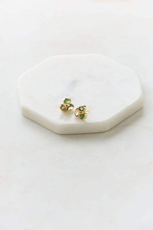 Kylie Earring (Agate/Amethyst/Aventurine)