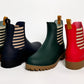 Diana Ferrari Dark Green Stripe Gumboot | Gretel Lane