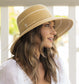 Leona Down Brim w White