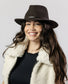 Rigon Leura Wool Felt Fedora Espresso | Women's Hats | Gretel Lane