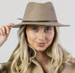 Rigon Leura Wool Felt Fedora Mushroom | Women's Hats | Gretel Lane
