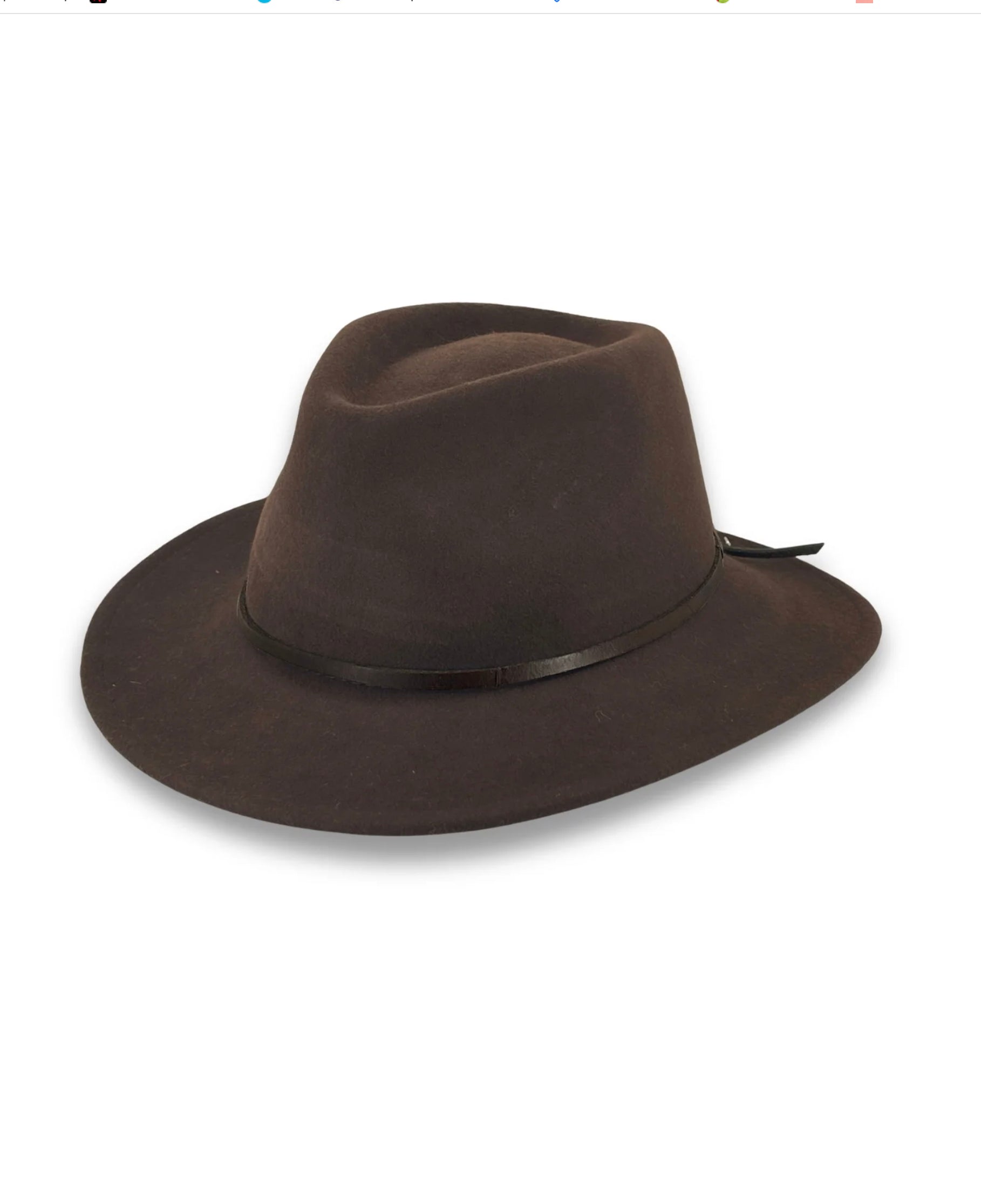Rigon Leura Wool Felt Fedora Espresso | Women's Hats | Gretel Lane