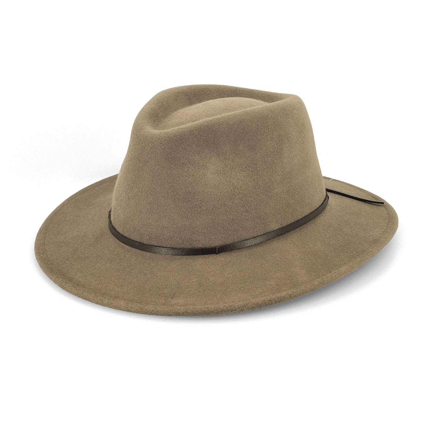 Rigon Leura Wool Felt Fedora Mushroom | Women's Hats | Gretel Lane