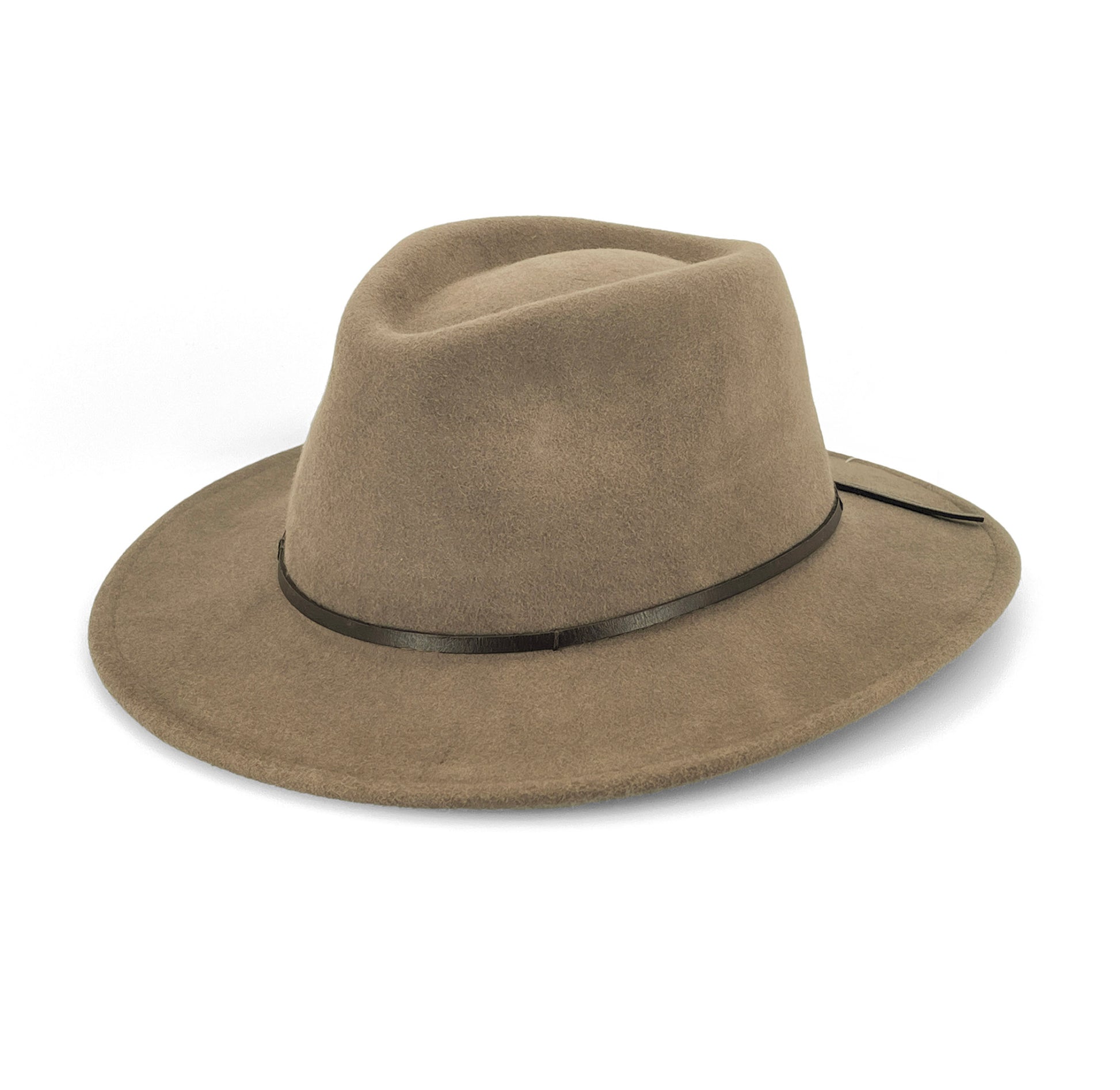 Rigon Leura Wool Felt Fedora Mushroom | Women's Hats | Gretel Lane