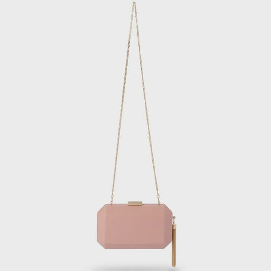 Lia Facetted Pod w Tassel (Blush/Gold)