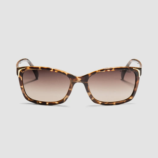 Locello Little Leticia Rectangular Sunglasses Tortoiseshell | Women's Sunglasses | Gretel Lane