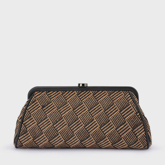 Lois Woven Frame Bag (Black)