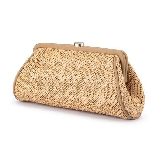 Lois Woven Frame Bag (Natural)