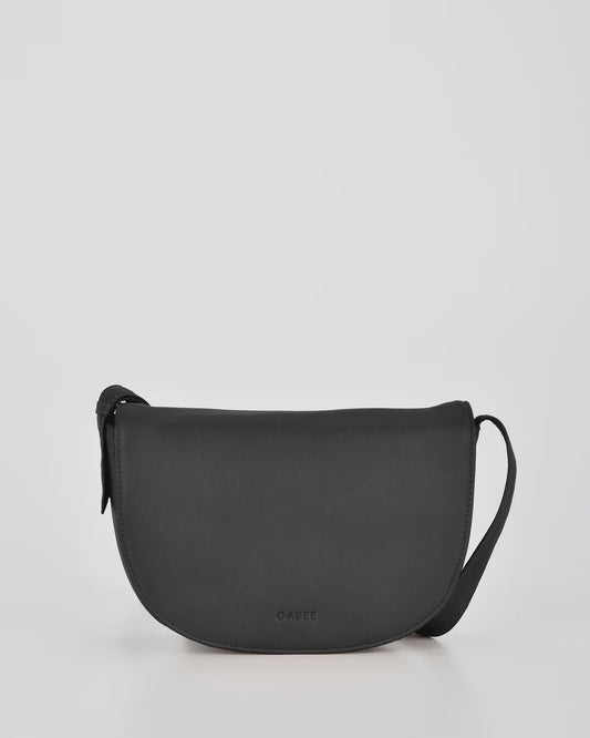 Louise Flapover Bag (Black)