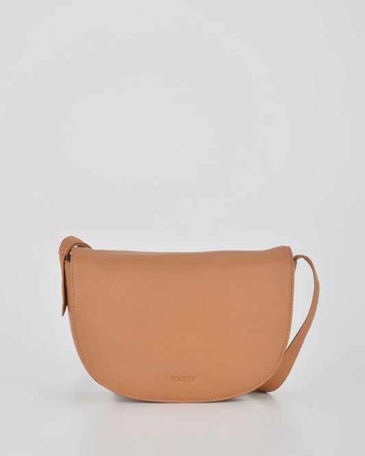 Louise Flapover Bag (Tan)