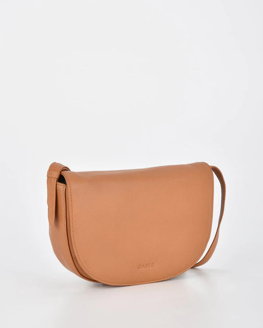 Louise Flapover Bag (Tan)