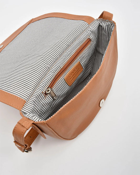 Louise Flapover Bag (Black)