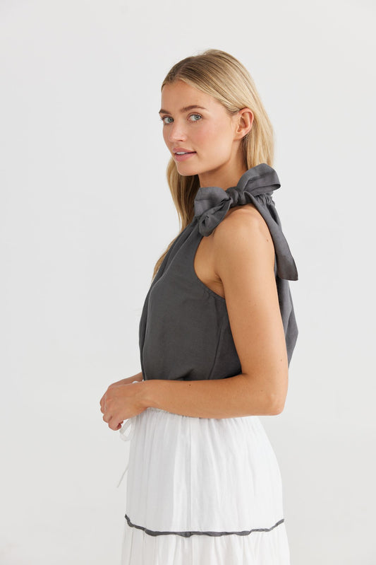 Lucia Top (Charcoal)