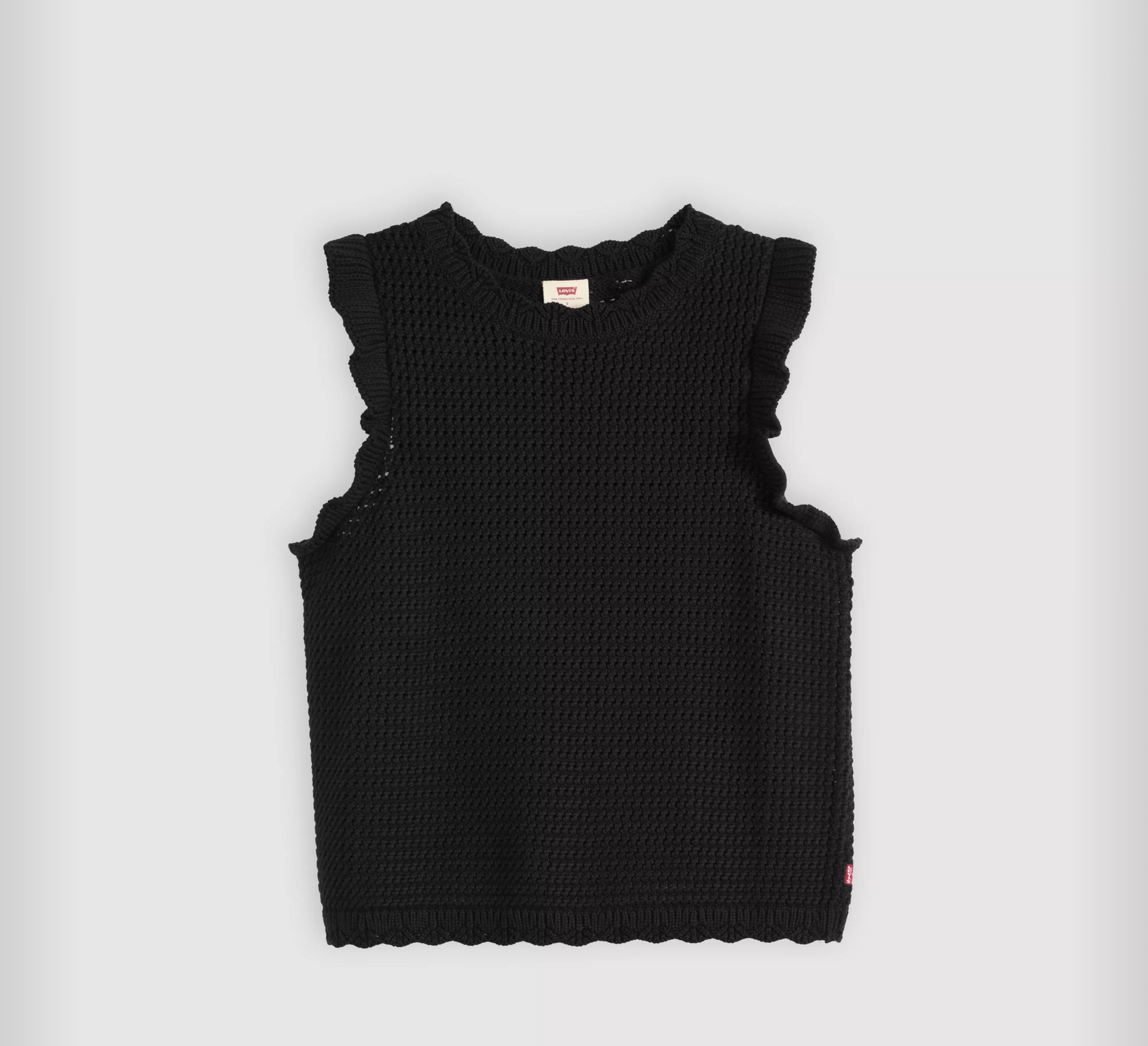 Levi Lulu Flutter Sleeve Sweater Tank Anthracite Night | Women's Clothing | Gretel Lane