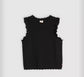 Levi Lulu Flutter Sleeve Sweater Tank Anthracite Night | Women's Clothing | Gretel Lane