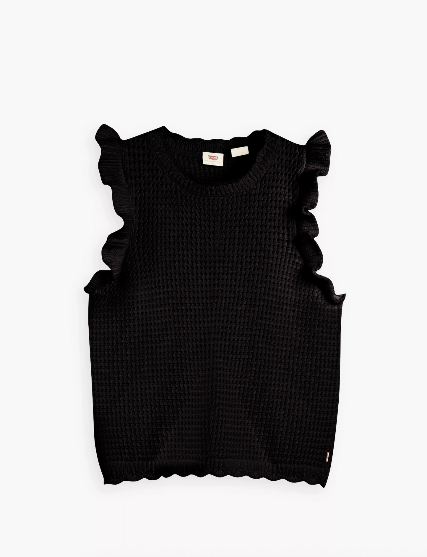 Levi Lulu Flutter Sleeve Sweater Tank Anthracite Night | Women's Clothing | Gretel Lane