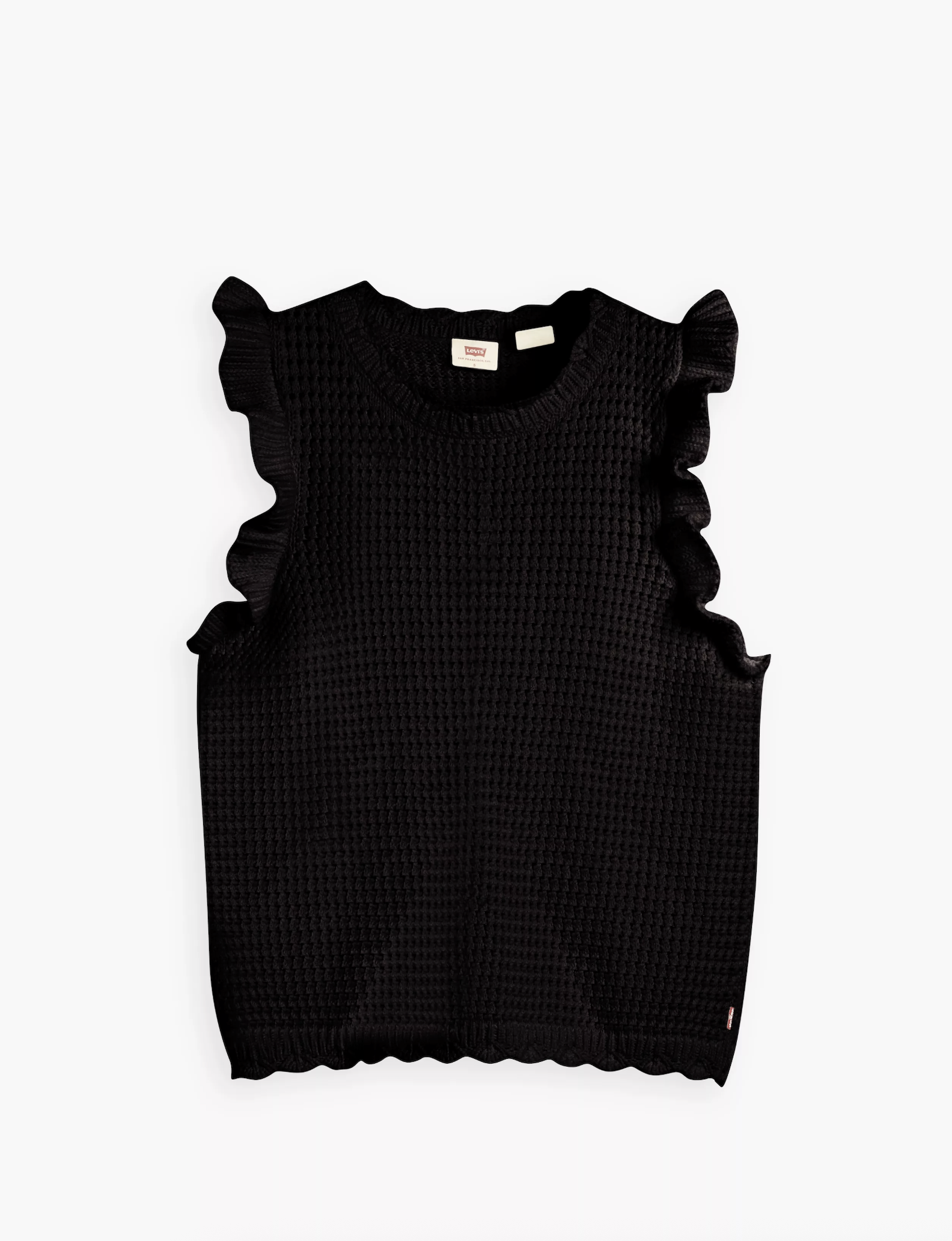 Levi Lulu Flutter Sleeve Sweater Tank Anthracite Night | Women's Clothing | Gretel Lane