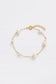 Zafino Gold Chain Luna Bracelet with Pearls | Gretel Lane