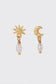 Zafino Luna Mismatched Pearl Drop Earring Gold | Women's Jewellery | Gretel Lane