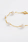 Zafino Gold Chain Luna Bracelet with Pearls | Gretel Lane