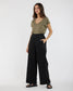 Mabel Linen Pant (Black)