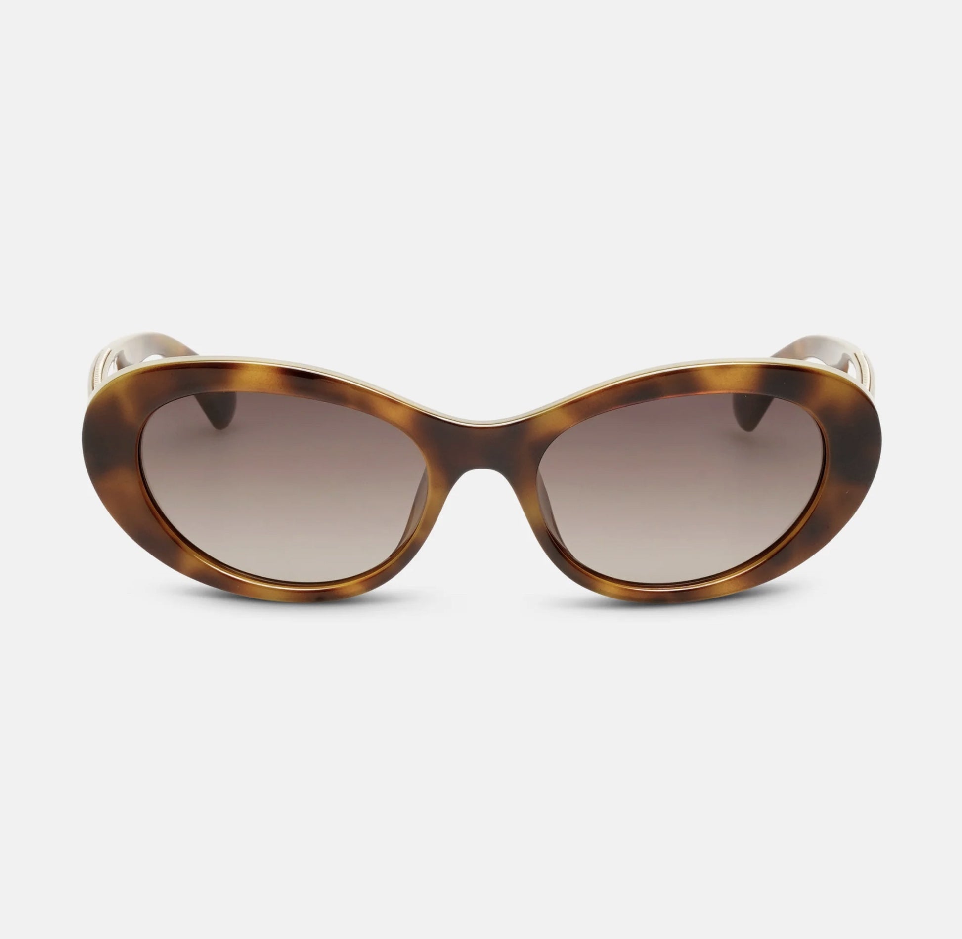 Locello Macey Women's Oval Polarised Sunglasses Tortoiseshell | Women's Sunglasses | Gretel Lane