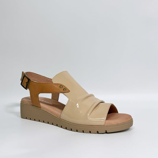 Madis (Latte-Dk Tan Patent-Leather)