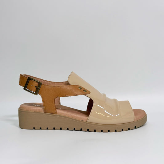 Madis (Latte-Dk Tan Patent-Leather)