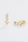 Zafino Mara Crystal Huggie Earrings Gold | Women's Gold Earrings | Gretel Lane