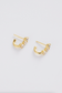 Zafino Mara Crystal Huggie Earrings Gold | Women's Gold Earrings | Gretel Lane