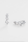 Zafino Mara Crystal Huggie Earrings Silver | Women's Jewellery | Gretel Lane