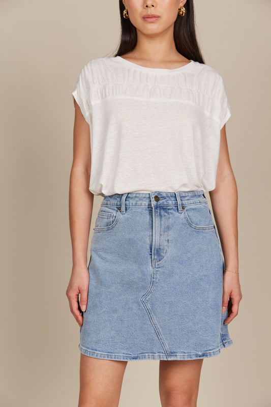 Margot Denim Skirt (Stellar)